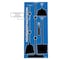 5S Supplies 5S Housekeeping Shadow Board Broom Station Version 2 - Black Board / Gray Shadows HSB-V2-BLACK/GRAY-KIT - alternate 4